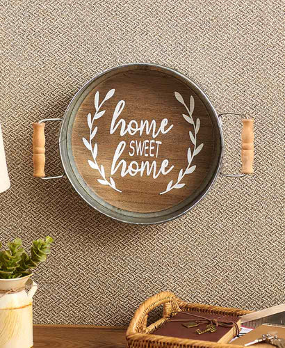 Home Sweet Home Tray Wall Hanging