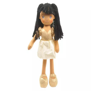 Addy Gold Plush Rag Doll