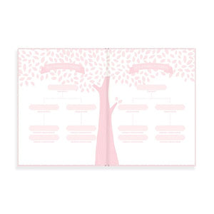 Sweet Simple Pink Girl Baby Memory Book