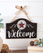 Load image into Gallery viewer, Interchangeable Seasonal Welcome Sign