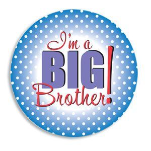 I'M A BIG BROTHER Button Pin