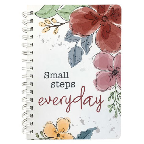 Small Steps Everyday Blank Hardcover Journal Book