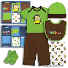 Bon Bebe Infant Boys 6-Piece Gift Set Size 0 - 6 Months Baby Boys Gifts