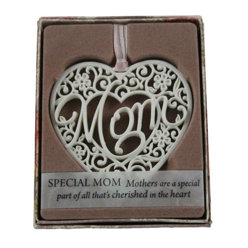 Sentimental Heart Mom Ornament
