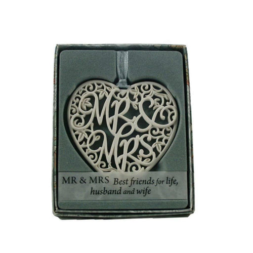 Sentimental Heart Mr & Mrs Ornament