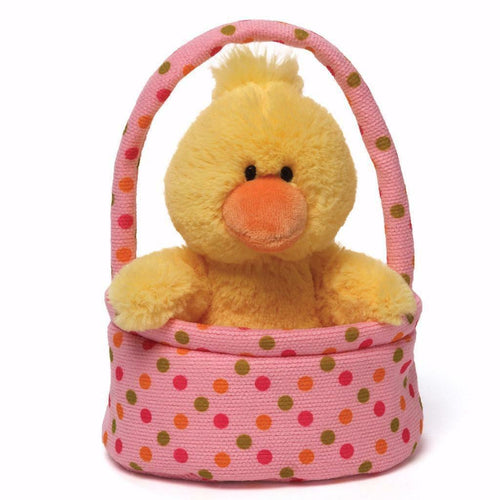Jelly Beaners Plush Chick Easter Basket