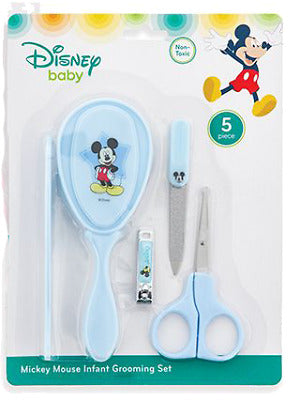 Disney Baby Mickey Mouse Blue 5 Piece Infant Grooming Set New Baby Gifts