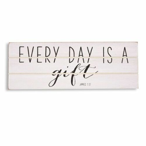 Every Day is a Gift Wood Slat Sign