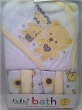 Load image into Gallery viewer, Mommy Loves Me Baby Washcloth &amp; Towel Set