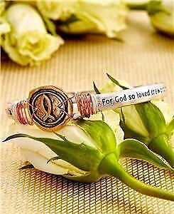 John 3:16 God So Loved the World Stretch Bracelet