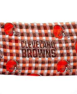 Women's Cleveland Browns Plaid Endless Loop Scarf