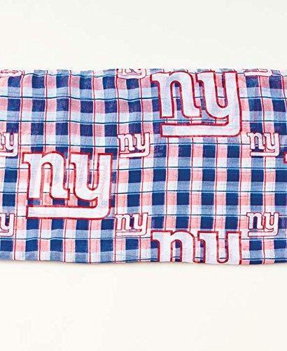 Women's New York Giants Plaid Endless Loop Scarf